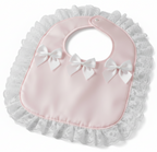 Pink Ruffles Bows Sissy Padded Adult Baby ABDL Bib by Ben’s