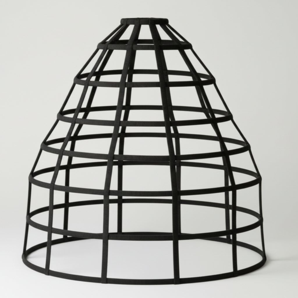 Basic Adult Sissy Hoop Skirt Bustle Cage Crinoline -Black or White- by Bens