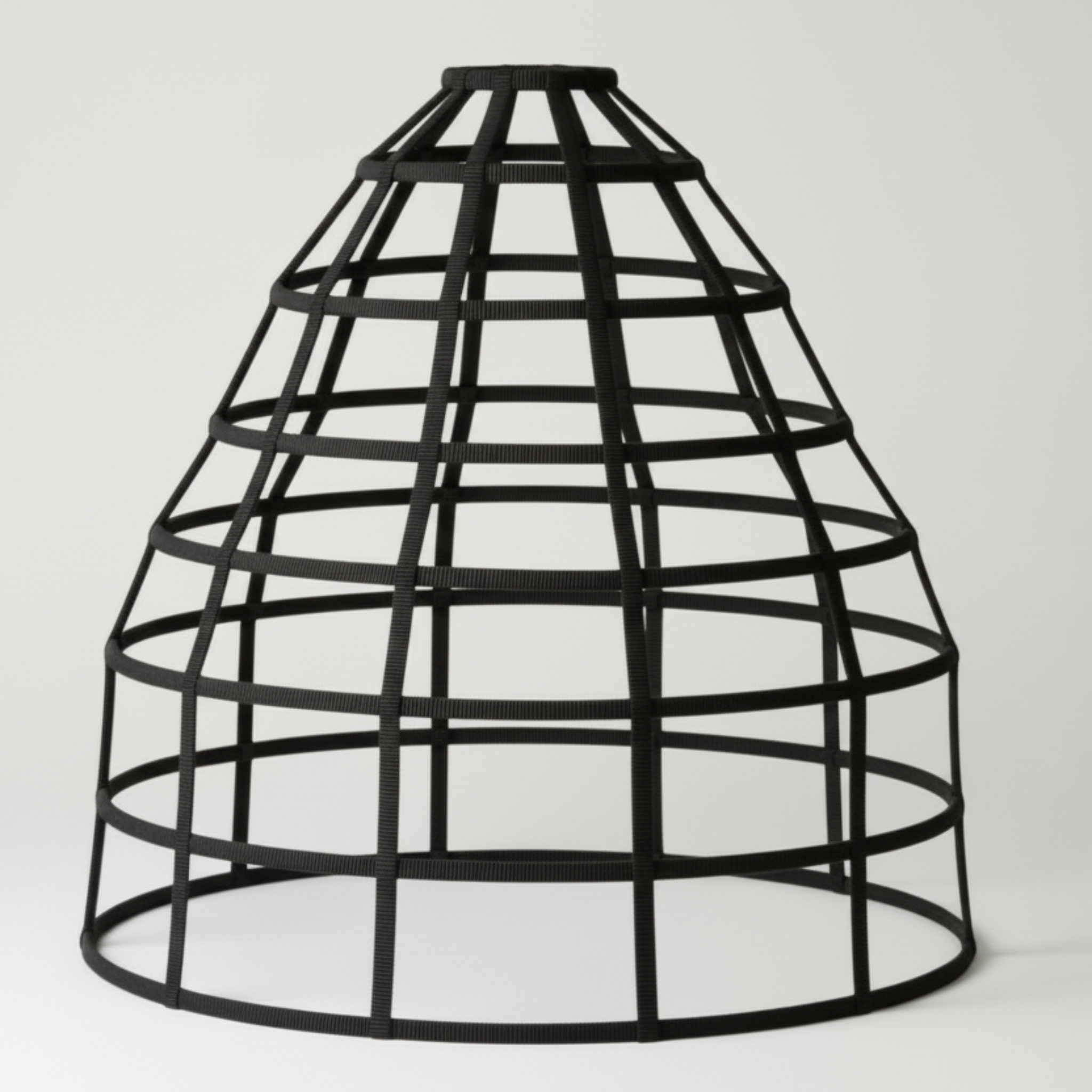 Basic Adult Sissy Hoop Skirt Bustle Cage Crinoline -Black or White- by Bens