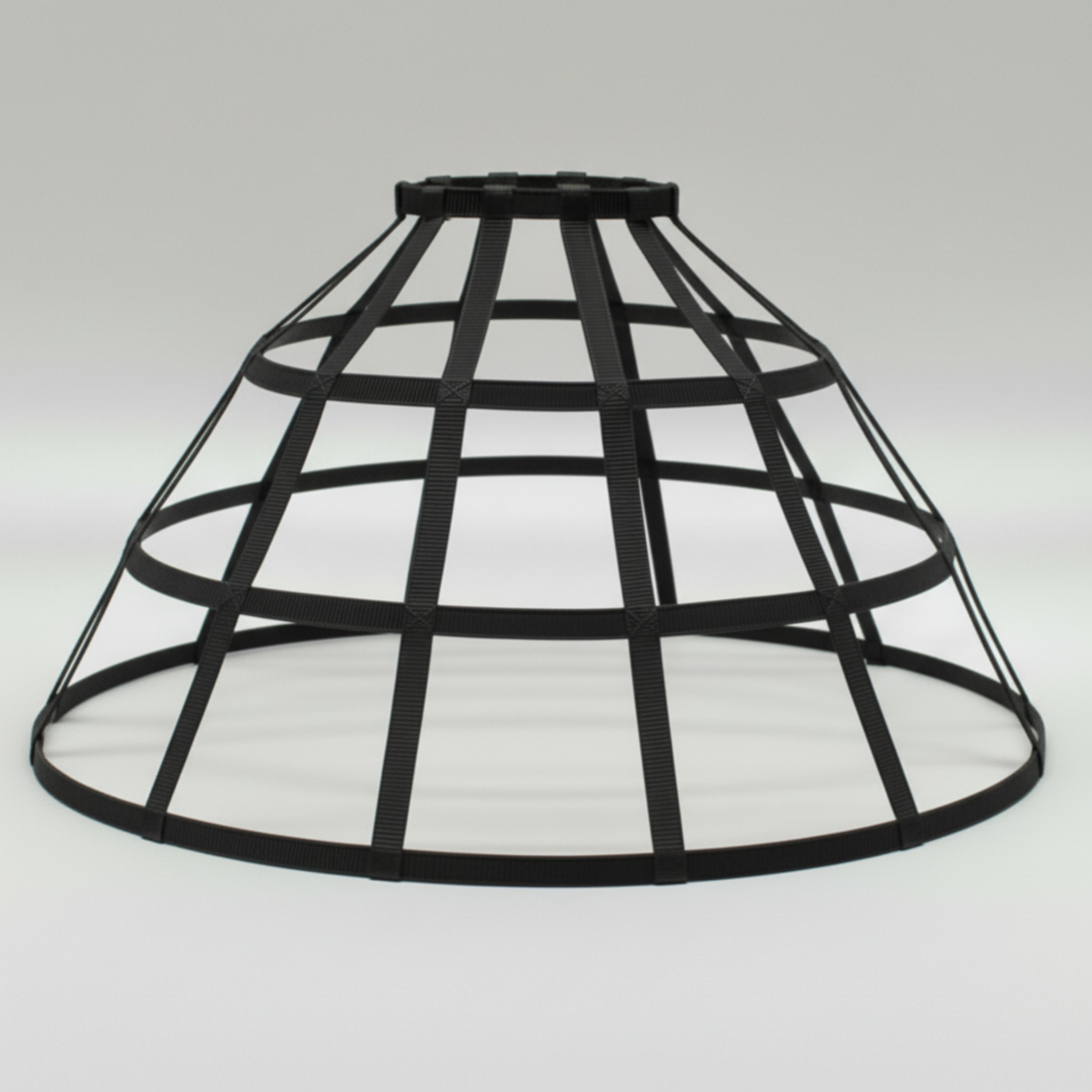 Basic Adult Sissy Hoop Skirt Bustle Cage Crinoline -Black or White- by Bens