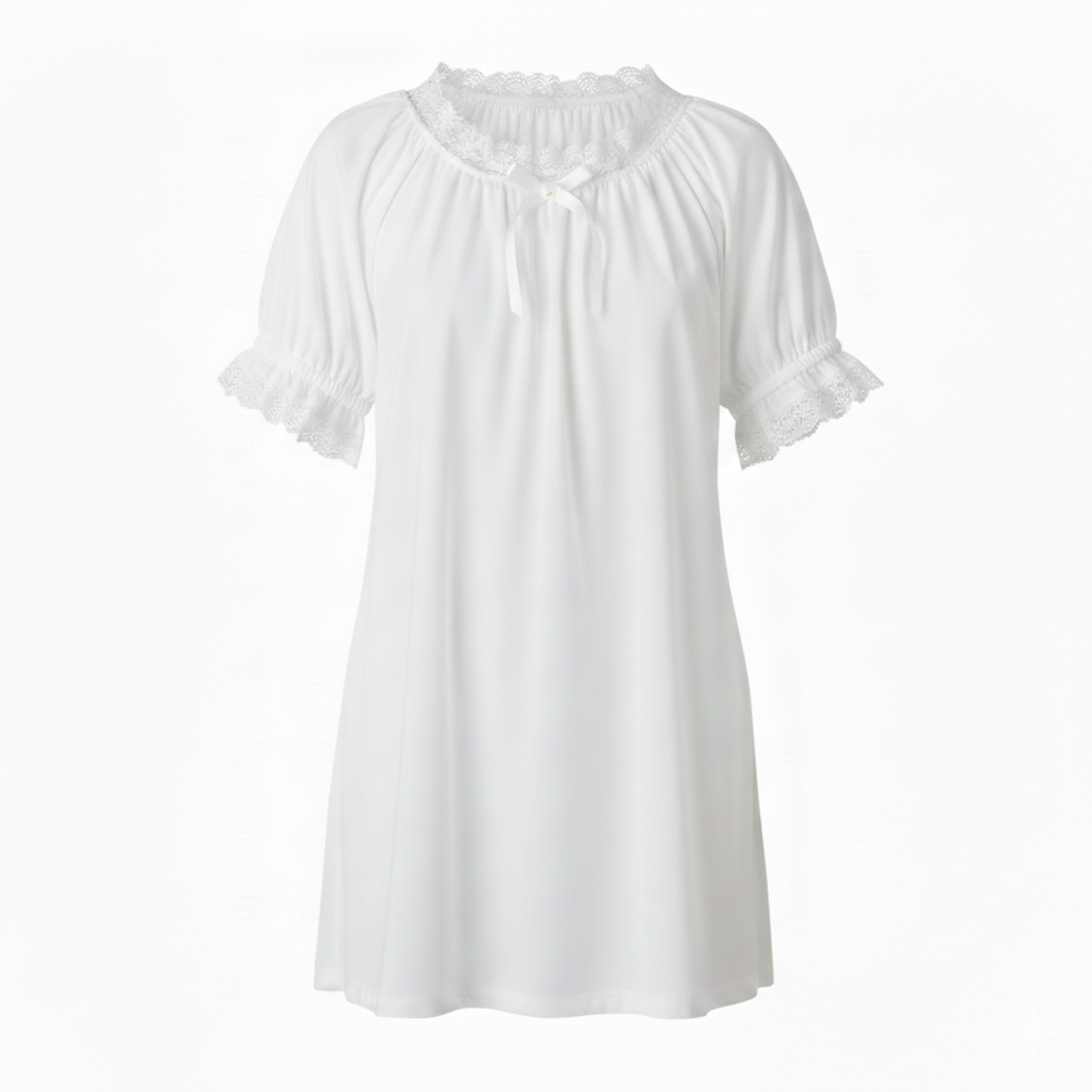 Carrie Custom Fit White Adult Sissy Vintage Chemise Nightie Dress by Ben's