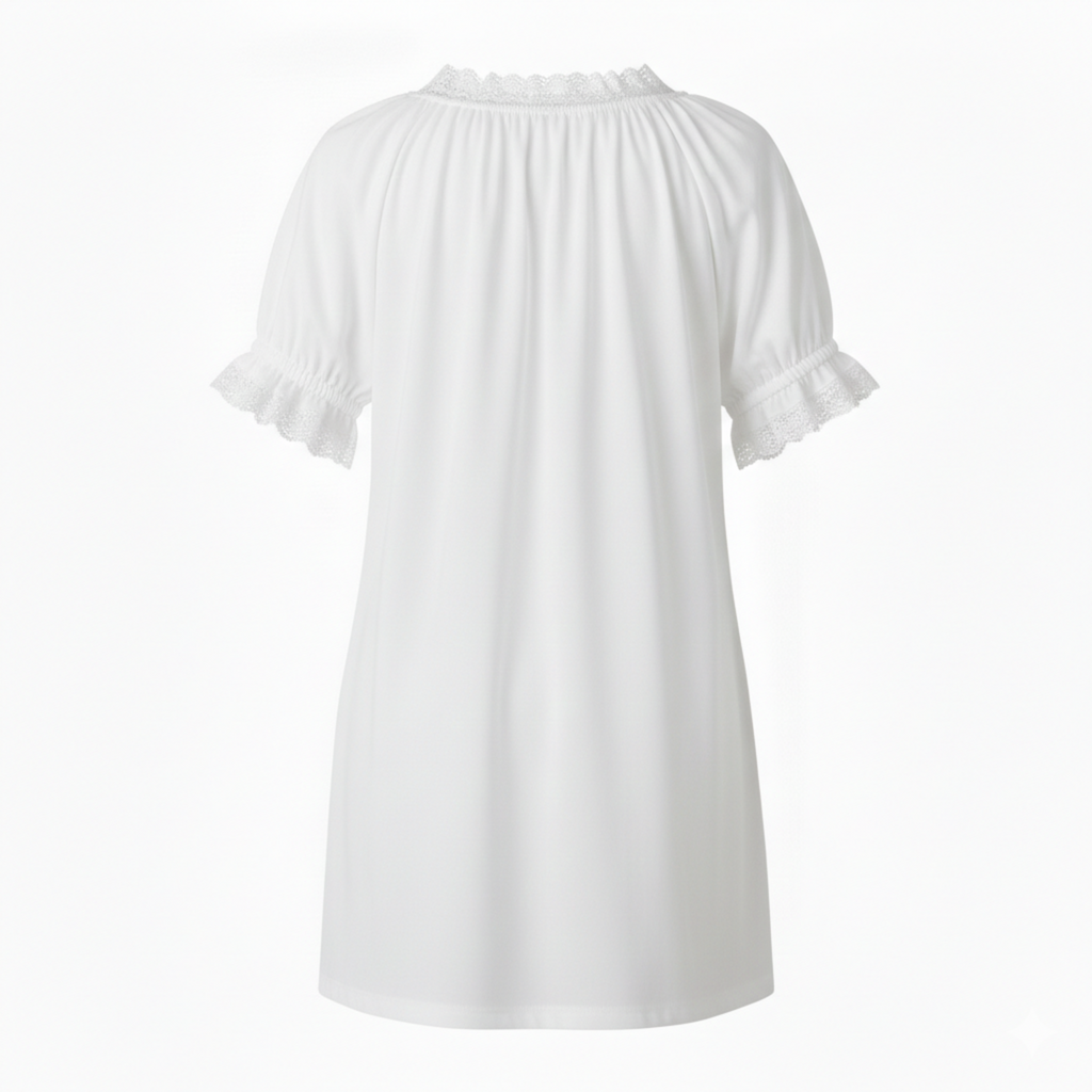 Carrie Custom Fit White Adult Sissy Vintage Chemise Nightie Dress by Ben's