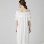 Carrie Custom Fit White Adult Sissy Vintage Chemise Nightie Dress by Ben's