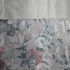 Floral patterned fabric with a ivory background