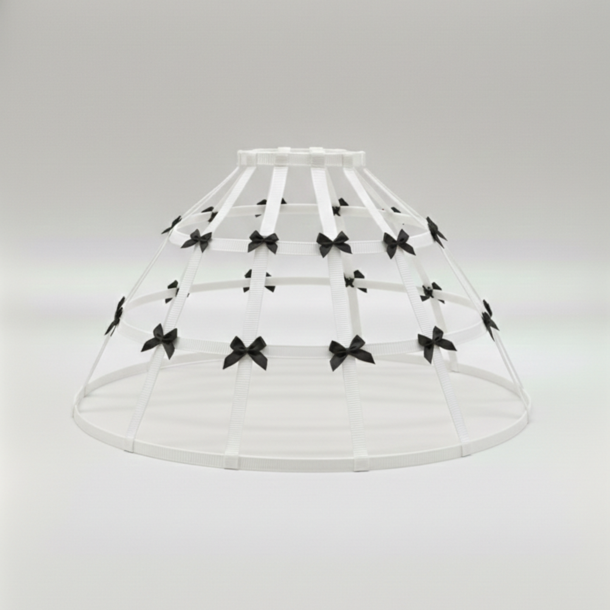 Frosty White Custom-Adult Prissy Sissy Hoop Skirt Victorian Bustle Cage Crinoline by Bens