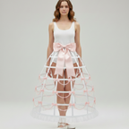 Frosty White Custom-Adult Prissy Sissy Hoop Skirt Victorian Bustle Cage Crinoline by Bens