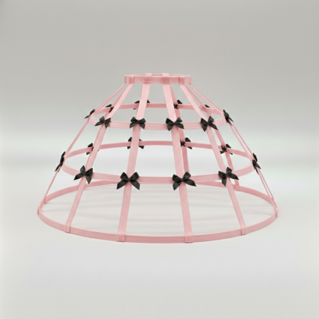 Princess Pink Custom-Adult Prissy Sissy Hoop Skirt Victorian Bustle Cage Crinoline by Bens