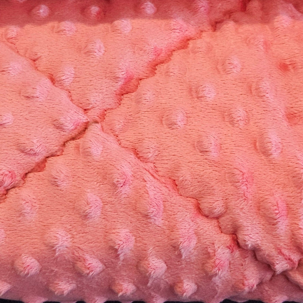 Pink Minky Dots Snuggle Blanket