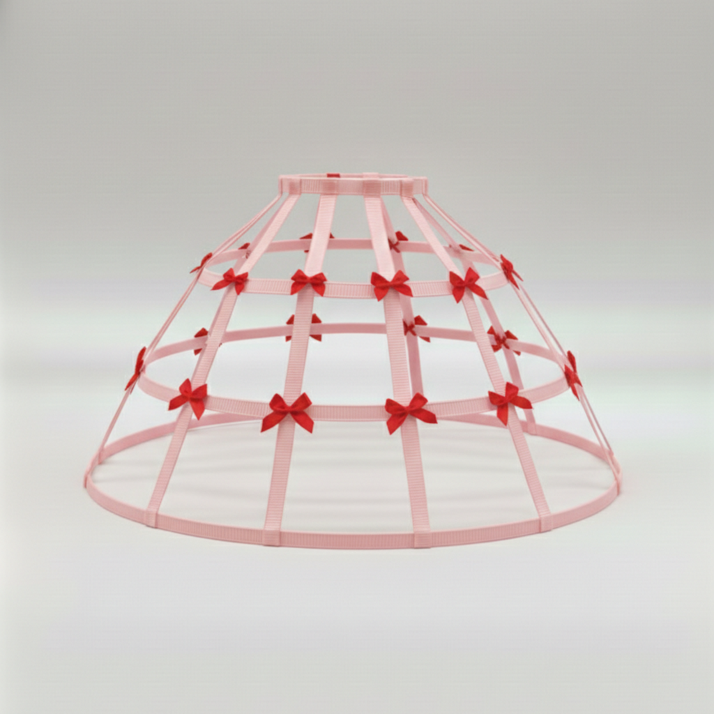 Princess Pink Custom-Adult Prissy Sissy Hoop Skirt Victorian Bustle Cage Crinoline by Bens