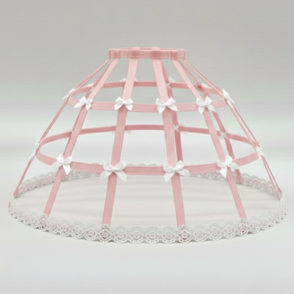 Princess Pink Custom-Adult Prissy Sissy Hoop Skirt Victorian Bustle Cage Crinoline by Bens