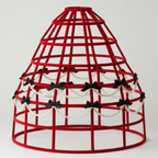 Cherry Red Custom-Adult Prissy Sissy Hoop Skirt Victorian Bustle Cage Crinoline by Bens