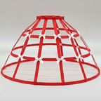 Cherry Red Custom-Adult Prissy Sissy Hoop Skirt Victorian Bustle Cage Crinoline by Bens