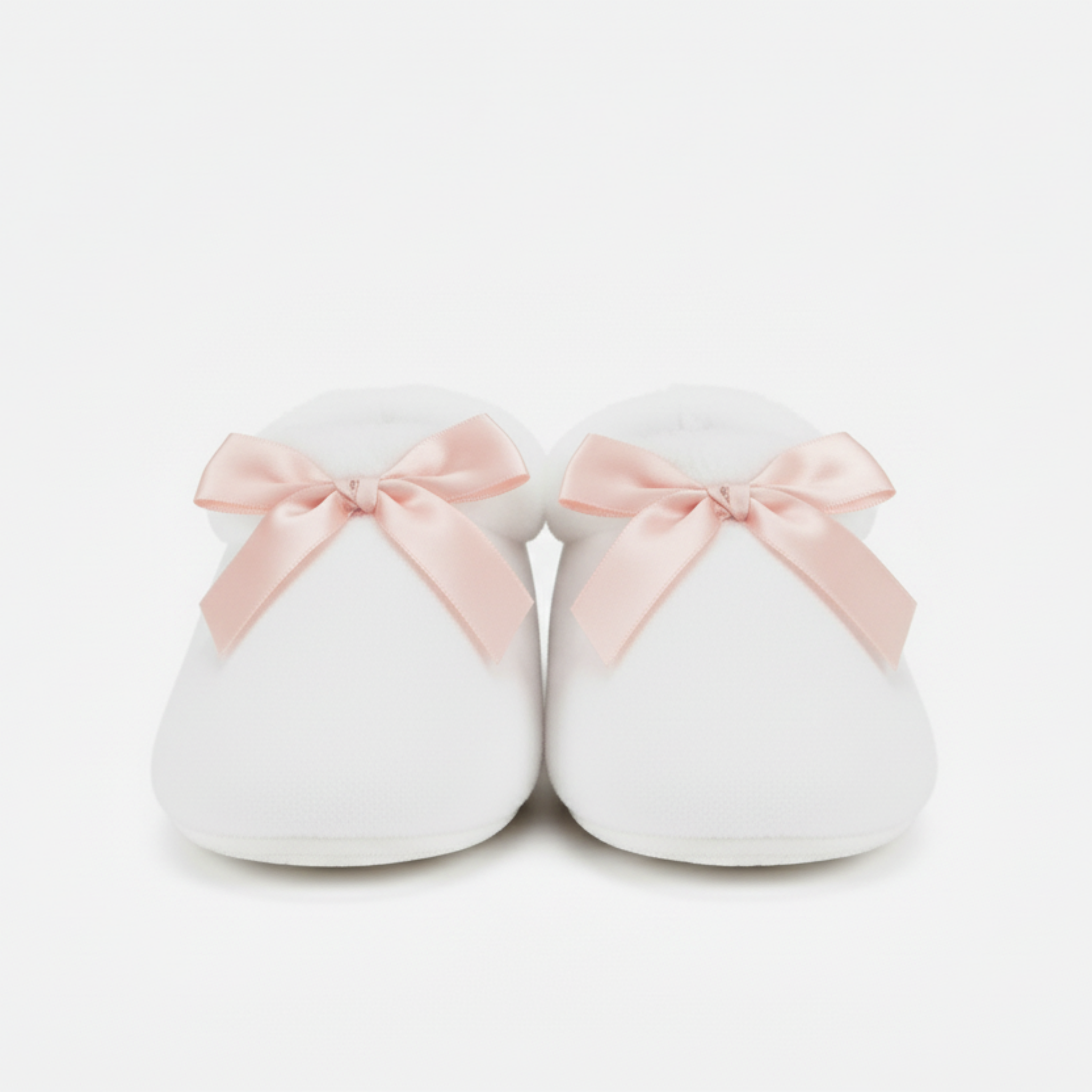 Made to Fit You White Plush Fleece Adult Sissy Baby Luxury Lolita Slippers by Ben's