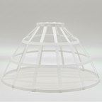 Basic Adult Sissy Hoop Skirt Bustle Cage Crinoline -Black or White- by Bens