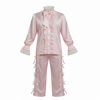 Men’s satin pajamas on a white background