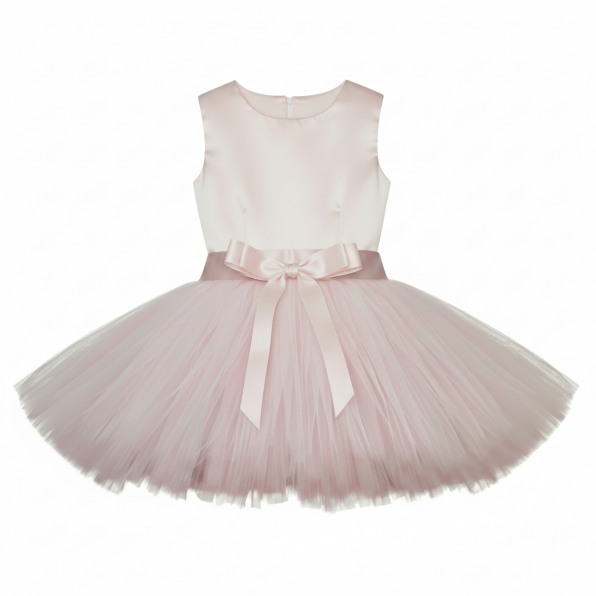 Bethany Custom Fit Pink Satin Adult Sissy Jumper with Tulle Tutu Skirt by Ben's