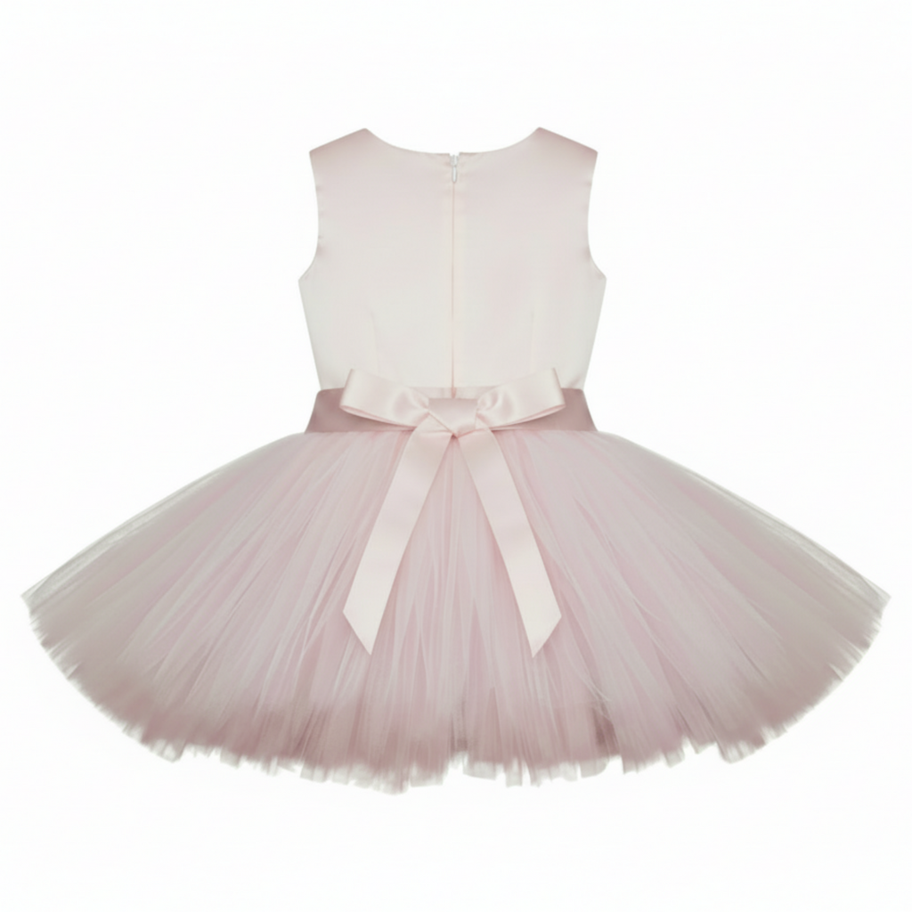 Bethany Custom Fit Pink Satin Adult Sissy Jumper with Tulle Tutu Skirt by Ben's