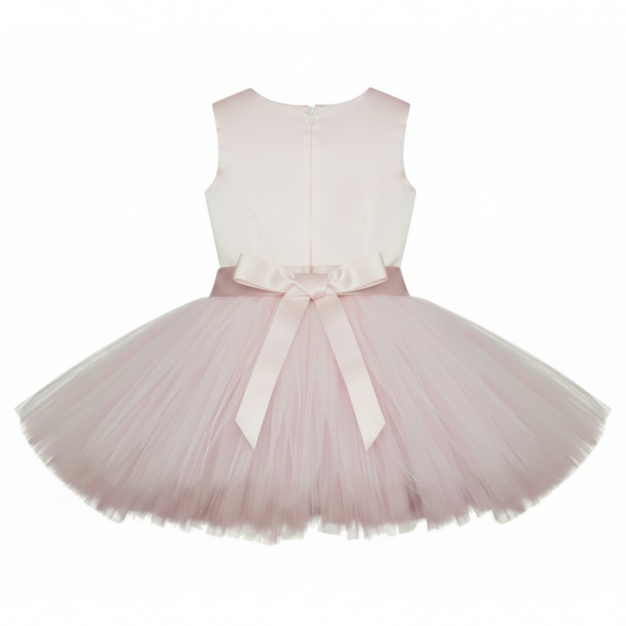 Bethany Custom Fit Pink Satin Adult Sissy Jumper with Tulle Tutu Skirt by Ben's