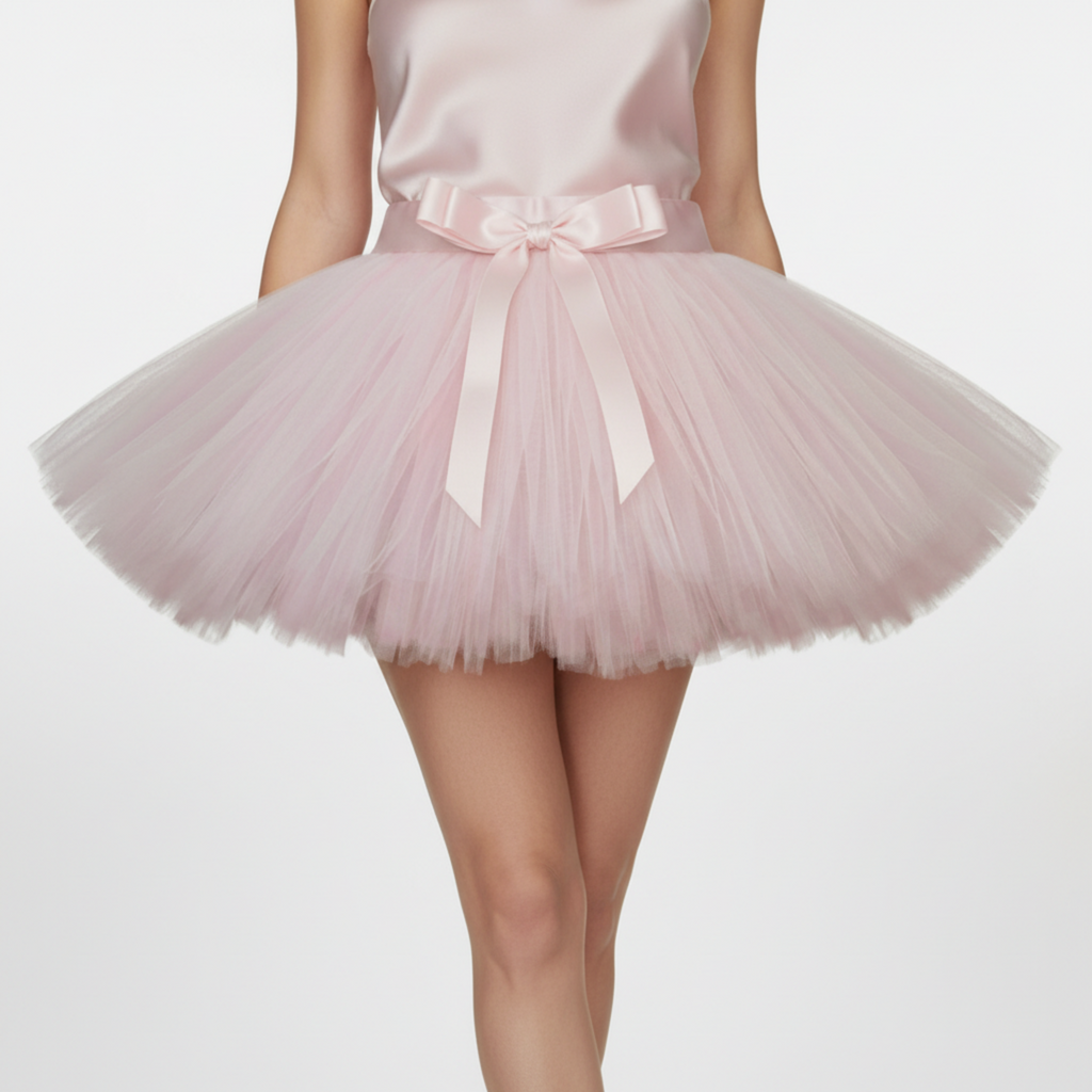 Beth Custom Fit Pink Princess Tulle Adult Sissy Tutu Skirt by Ben's