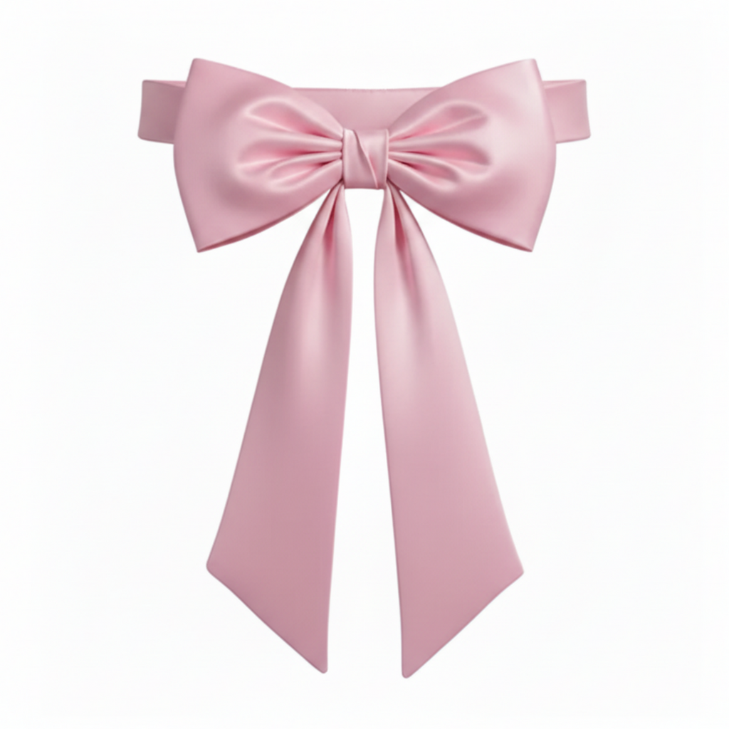 Pink Satin Formal Waistband and Bustle Bum Bow Adult Sissy by Ben’s