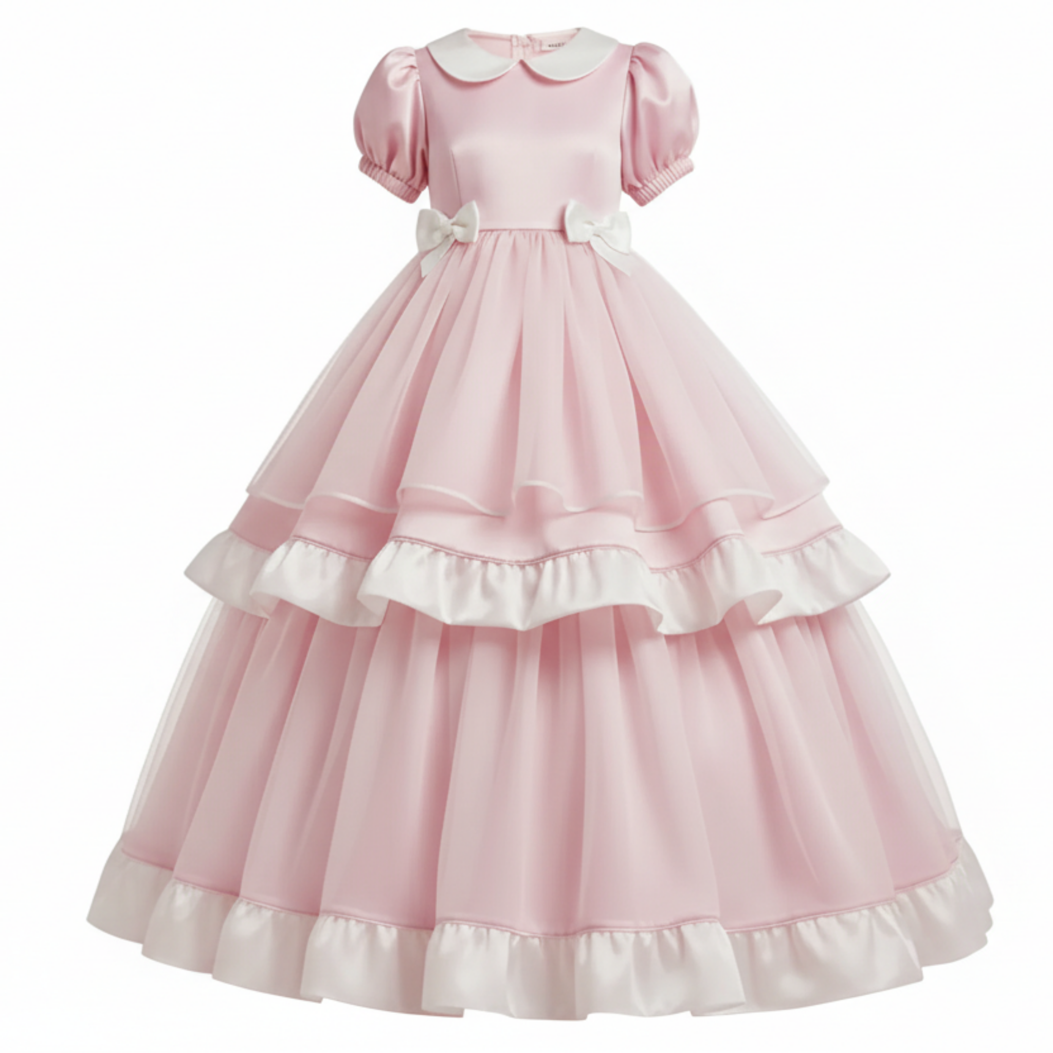 Saralee Custom Fit Pink Satin Adult Little Girl Sissy Formal Ballgown by Ben's