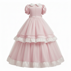 Saralee Custom Fit Pink Satin Adult Little Girl Sissy Formal Ballgown by Ben's