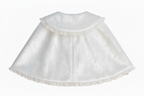 Susan Custom Fit White Velvet & Satin Lined Adult Little Girl Sissy Cape Cloak by Ben’s